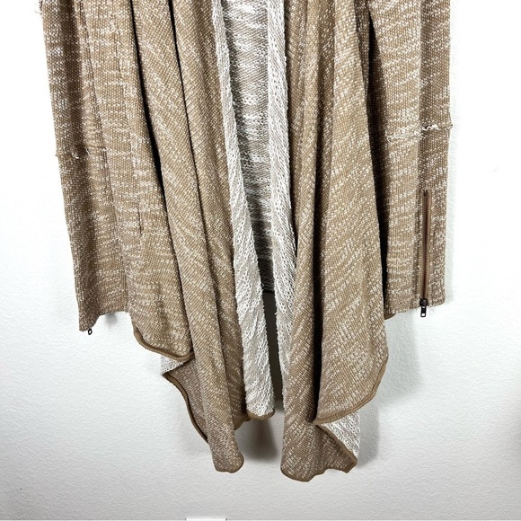 Free People Chunky Knit In The Loop Cardigan Sweater Cascade Open Front size S - Picture 3 of 8